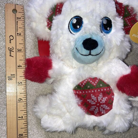 KONG Holiday Scrumplez Dog Toy Tugging Squeaking Interactive Play Hard to Find - Picture 4 of 16